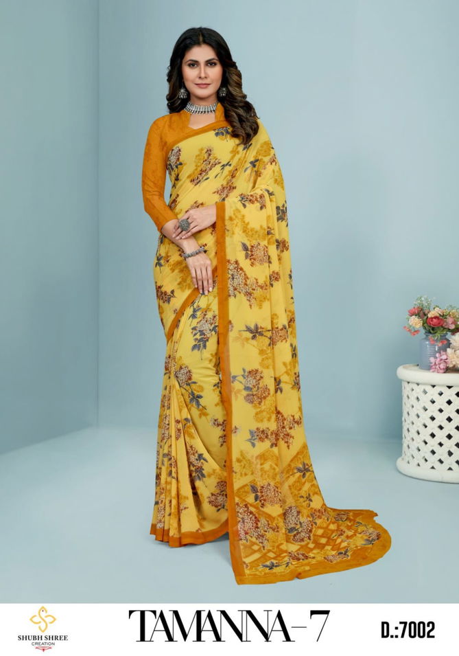 Tamana Shubh Shree Printed Daily Wear Sarees Catalog